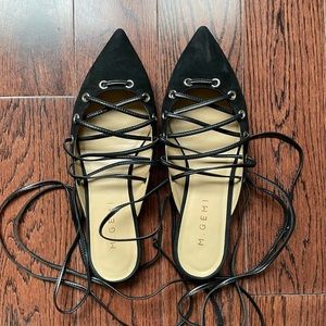 M.Gemi Lace Up Flats